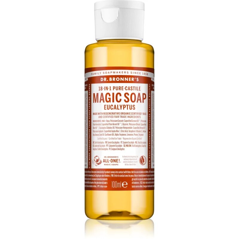 Dr. Bronner’s Eucalyptus tekoče univerzalno milo 100 ml