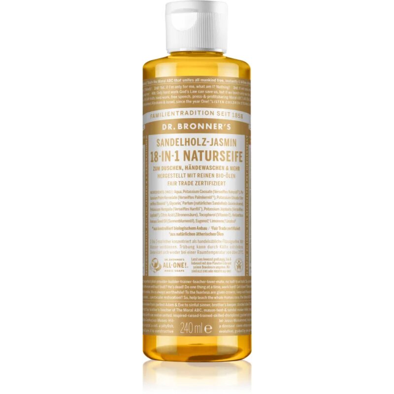 Dr. Bronner’s Sandalwood & Jasmine tekoče univerzalno milo 240 ml