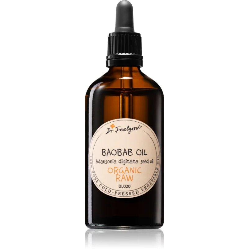 Dr. Feelgood BIO and RAW baobab olje za zelo suho kožo 100 ml