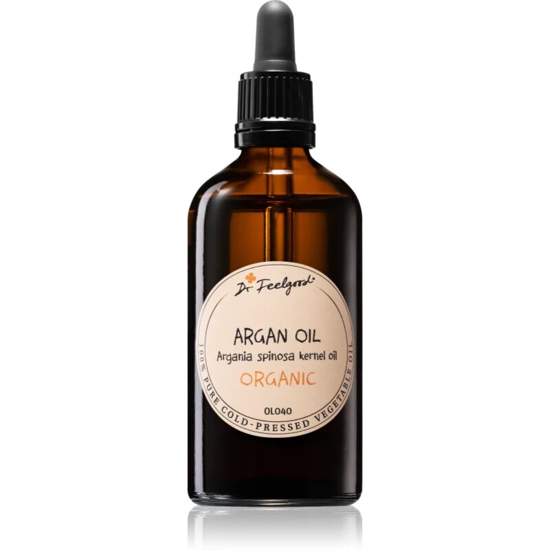Dr. Feelgood BIO and RAW kozmetično arganovo olje za obraz telo in lase 100 ml