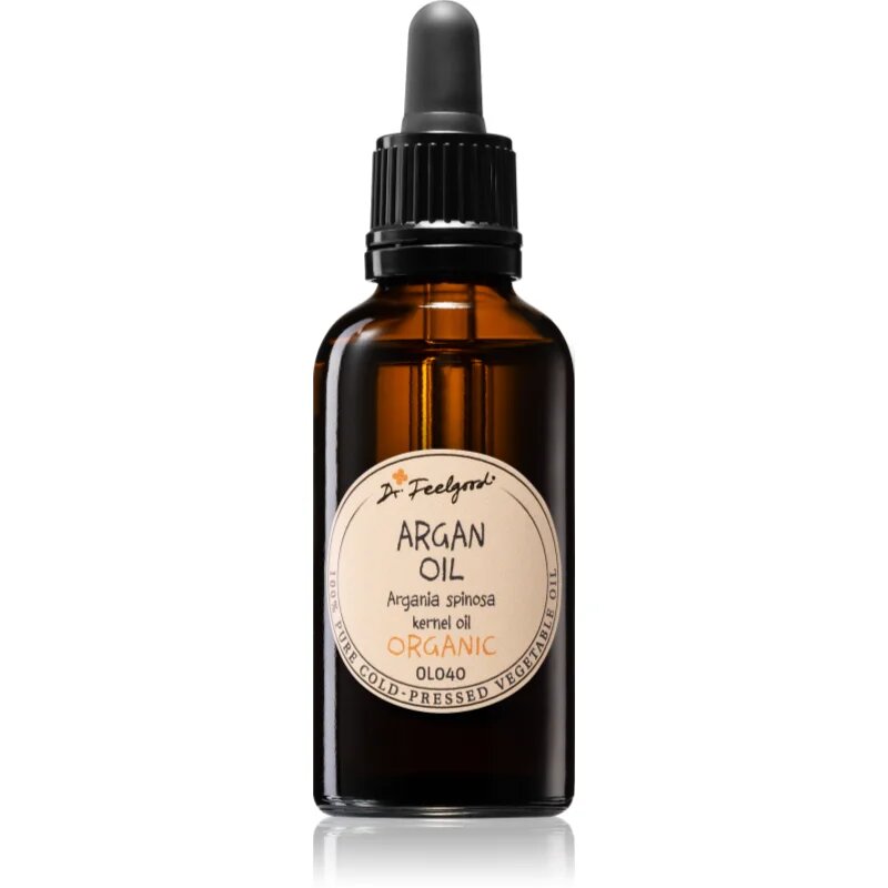 Dr. Feelgood BIO and RAW kozmetično arganovo olje za obraz telo in lase 50 ml