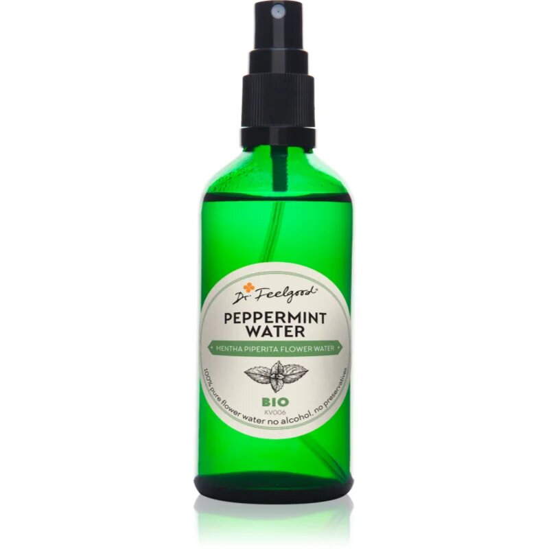 Dr. Feelgood BIO Peppermint pomirjajoča cvetlična voda z meto 100 ml