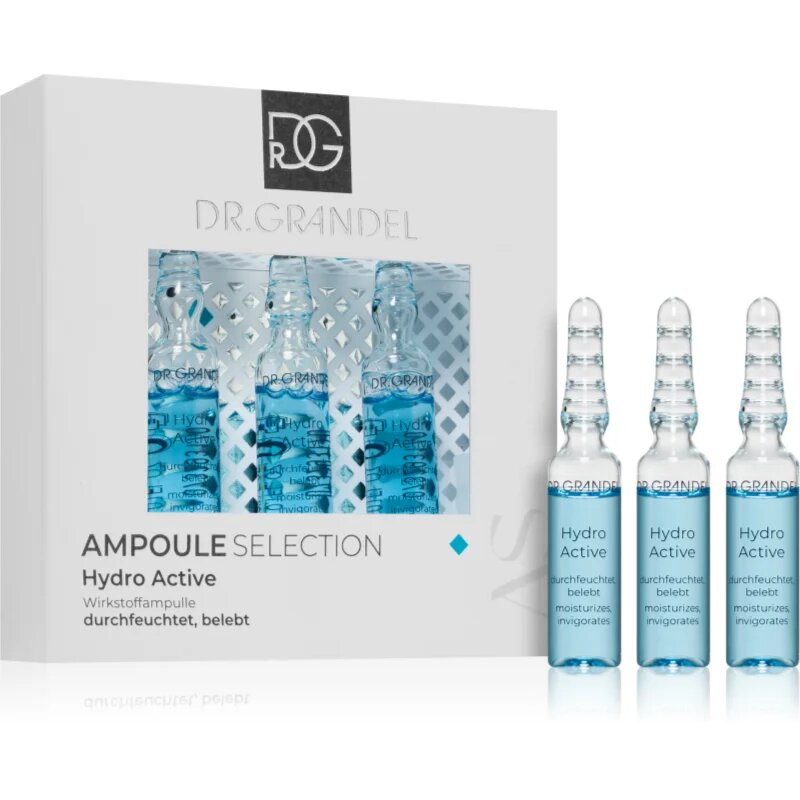 Dr. Grandel Hydro Active ampule z vlažilnim učinkom 3x3 ml