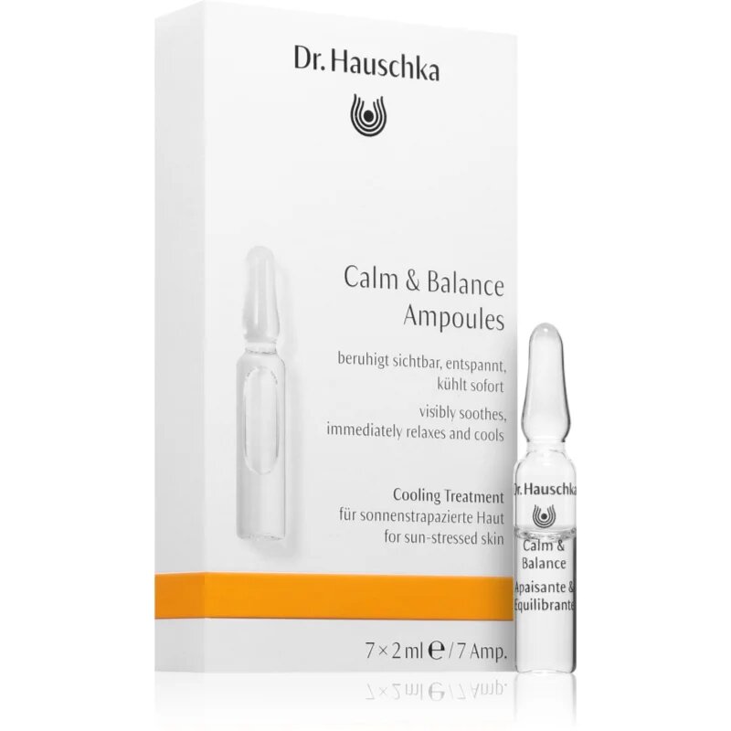 Dr. Hauschka Facial Care intenzivna pomirjajoča nega za občutljivo kožo 7x2 ml
