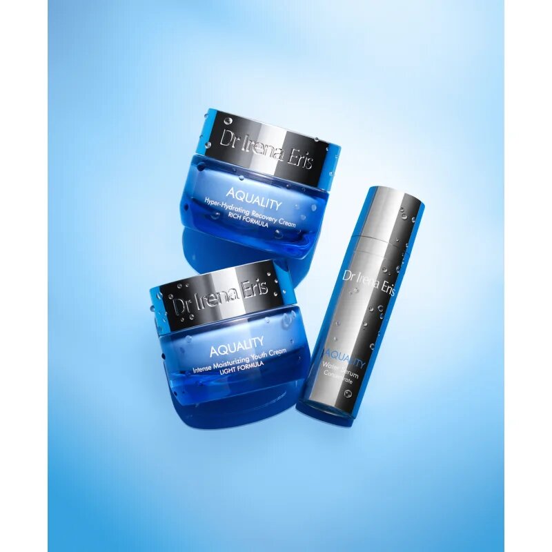 Dr Irena Eris Aquality Intense Moisturizing Youth Cream Light Formula intenzivno vlažilna krema s pomlajevalnim učinkom 50 ml
