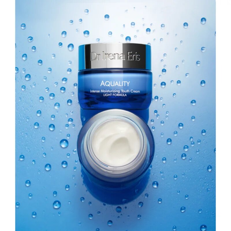 Dr Irena Eris Aquality Intense Moisturizing Youth Cream Light Formula intenzivno vlažilna krema s pomlajevalnim učinkom 50 ml