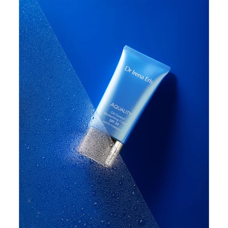 Dr Irena Eris Aquality Oil-Control Moisturizing Cream globinsko vlažilna krema proti gubam SPF 30 50 ml