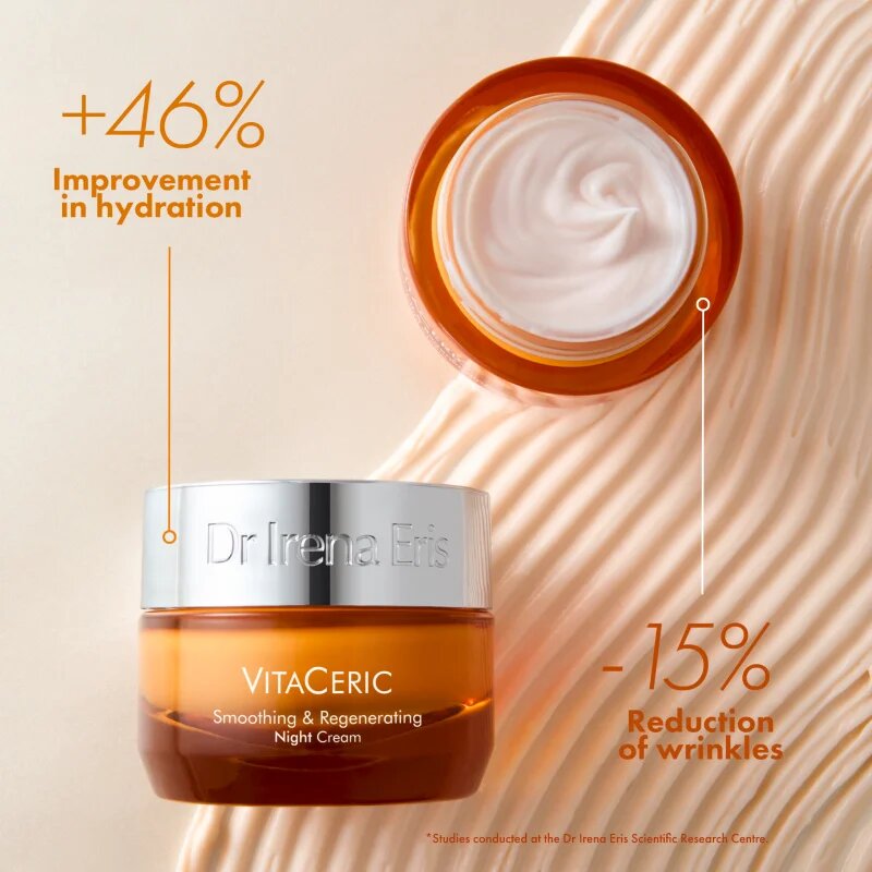 Dr Irena Eris VitaCeric nočna regeneracijska krema z gladilnim učinkom 50 ml
