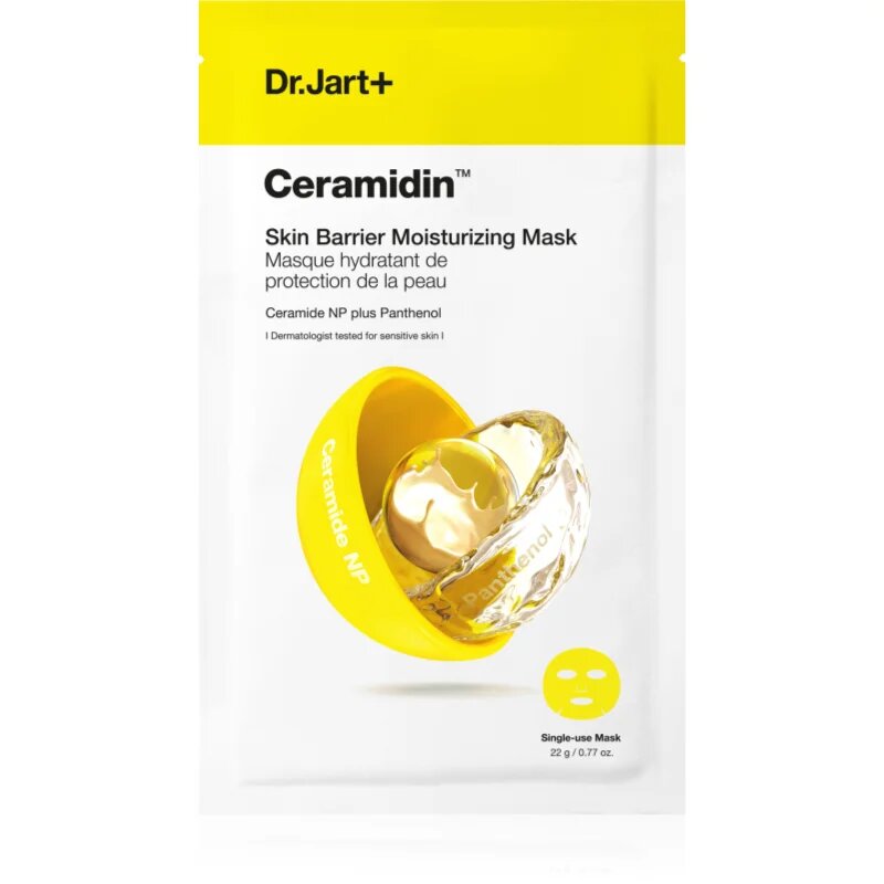 Dr. Jart+ Ceramidin™ Skin Barrier Moisturizing Face Mask vlažilna maska s ceramidi 22 g