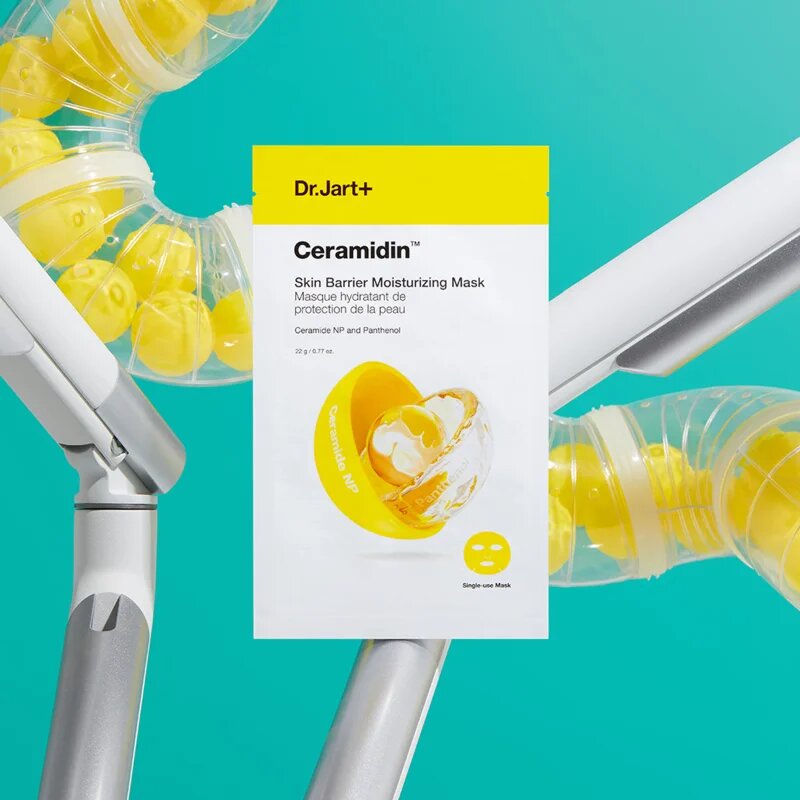 Dr. Jart+ Ceramidin™ Skin Barrier Moisturizing Face Mask vlažilna maska s ceramidi 22 g