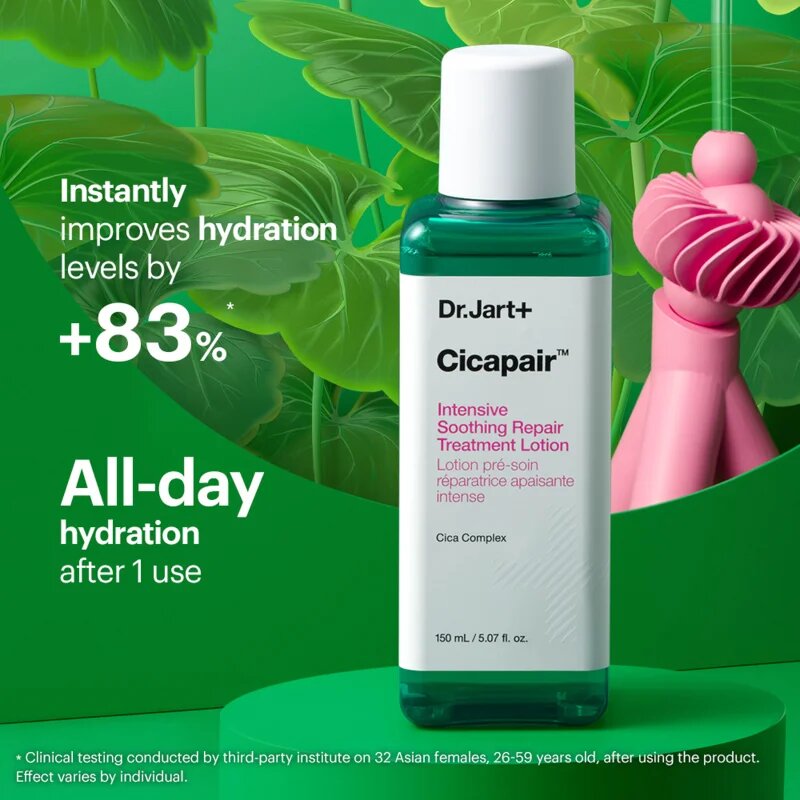 Dr. Jart+ Cicapair™ Intensive Soothing Repair Treatment Lotion mehčalna in pomirjajoča voda za obraz 150 ml