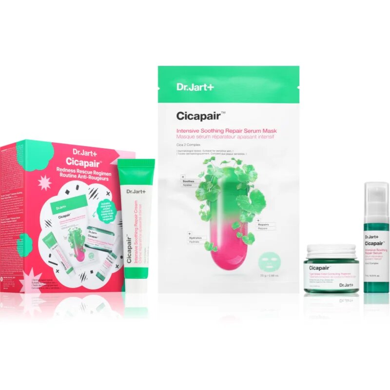 Dr. Jart+ Cicapair™ Redness Rescue Regimen ugodno pakiranje za občutljivo kožo