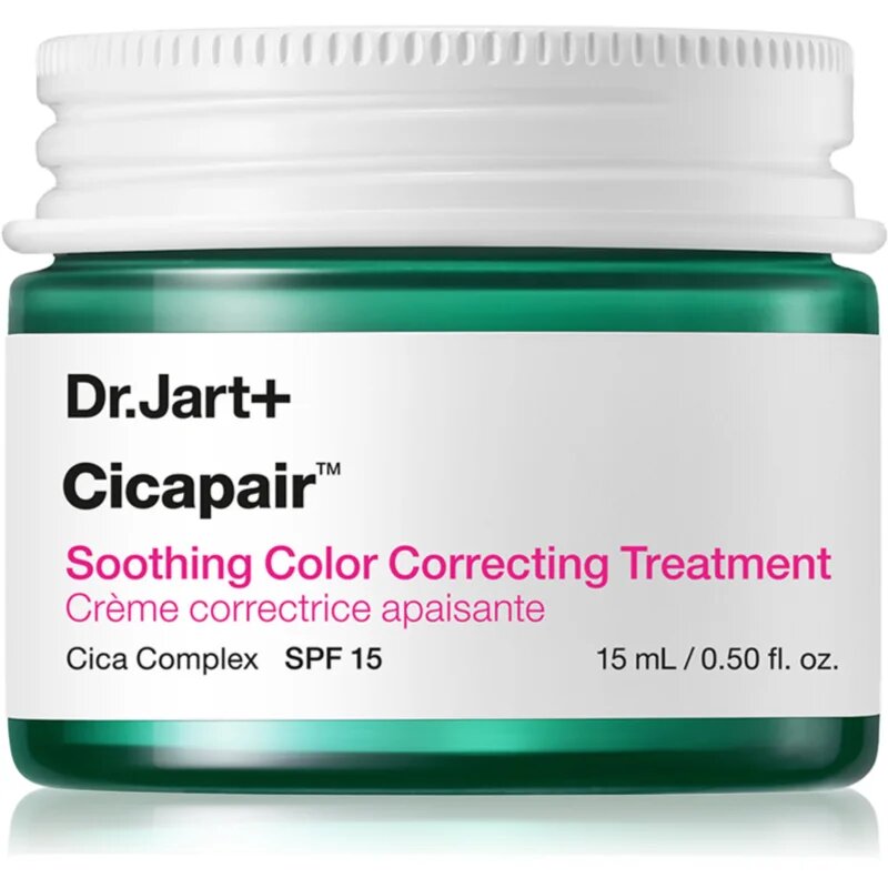 Dr. Jart+ Cicapair™ Soothing Color Correcting Treatment SPF 30 intenzivna krema za zmanjšanje rdečice SPF 30 15 ml