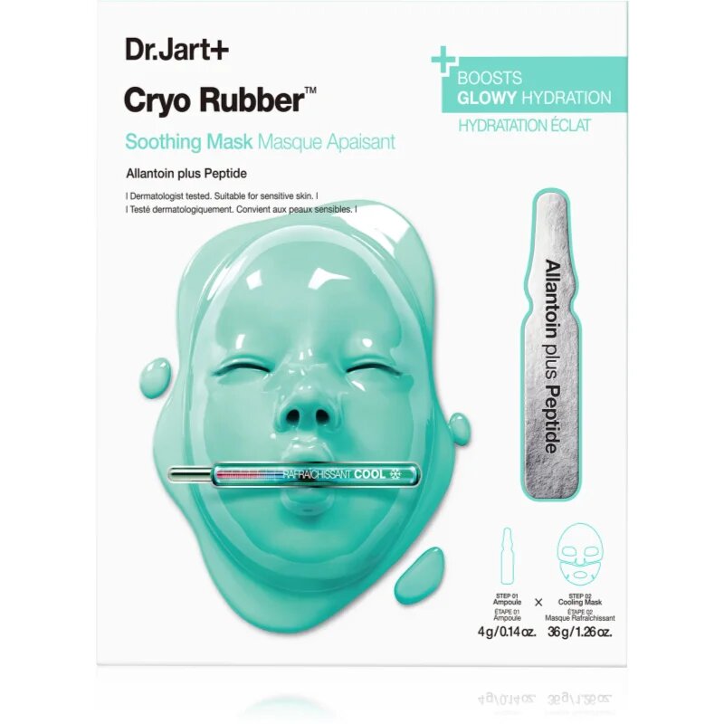 Dr. Jart+ Cryo Rubber™ Soothing Mask intenzivna hidrogelna maska s pomirjajočim učinkom 40 g