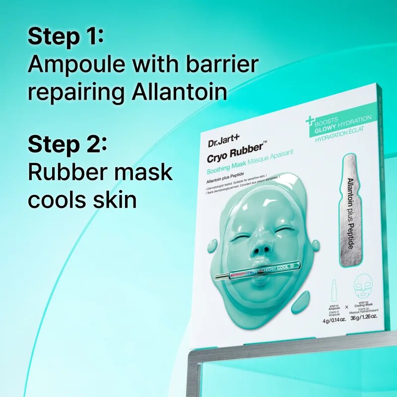 Dr. Jart+ Cryo Rubber™ Soothing Mask intenzivna hidrogelna maska s pomirjajočim učinkom 40 g