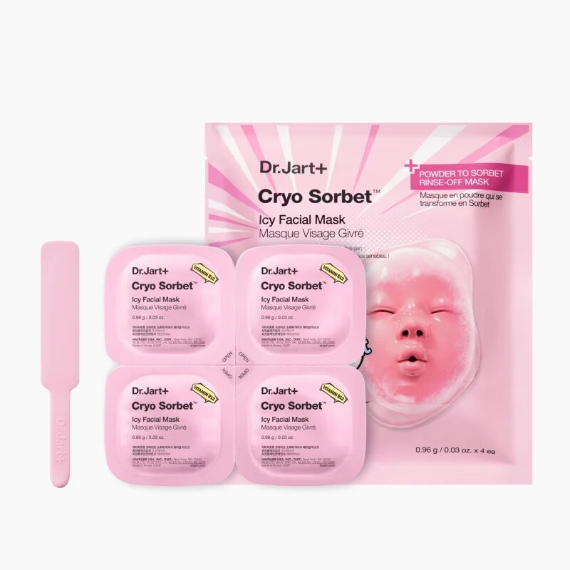 Dr. Jart+ Cryo Sorbet Icy Facial Mask vlažilna maska s hladilnim učinkom 3.06 g
