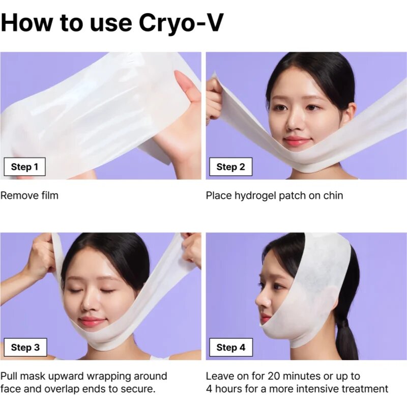 Dr. Jart+ Cryo V-Sculpt Jawline Lifting Mask lifting maska 8 g