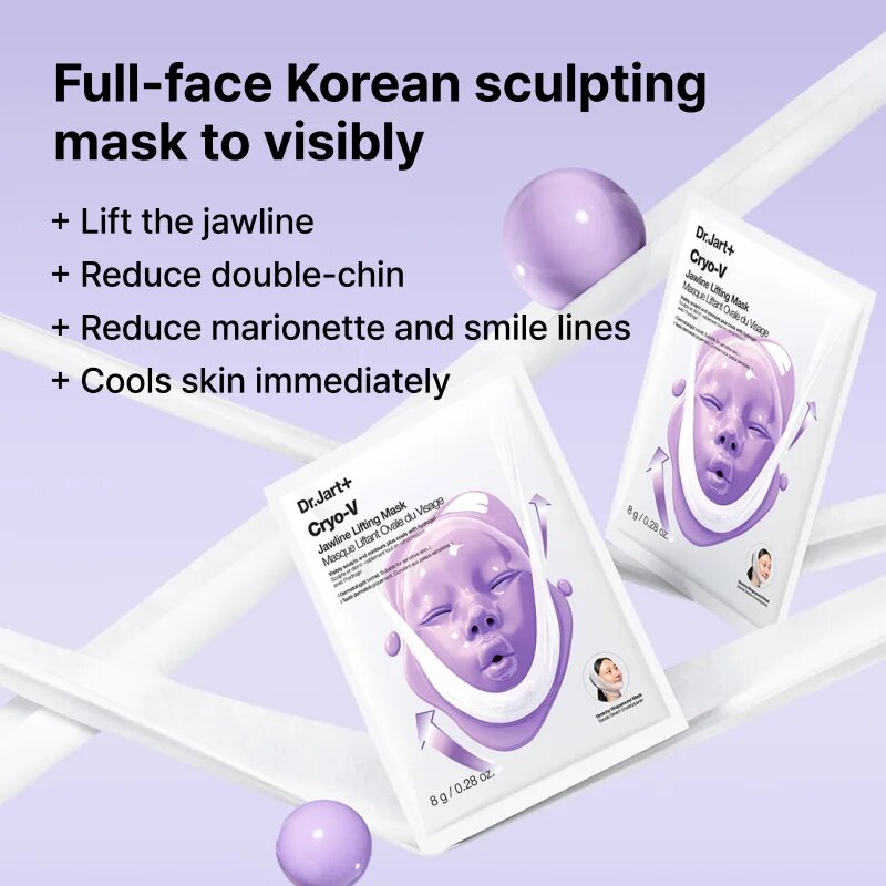 Dr. Jart+ Cryo V-Sculpt Jawline Lifting Mask lifting maska 8 g