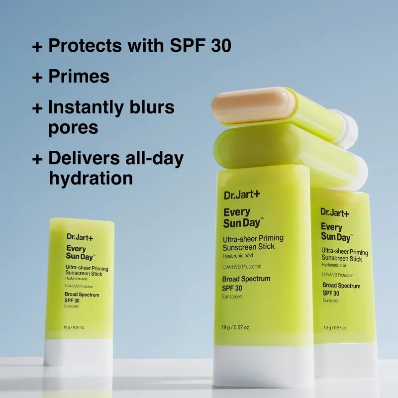 Dr. Jart+ Every Sun Day™ Ultra-Sheer Priming Sunscreen Stick SPF30 krema za sončenje v paličici SPF 30 19 g