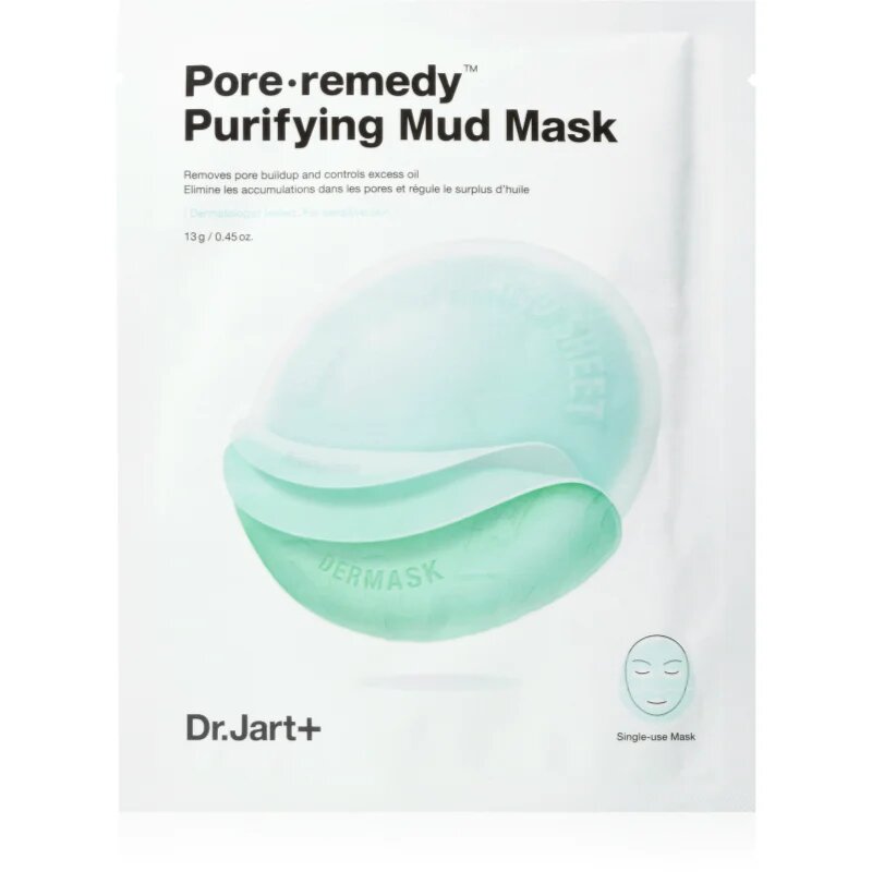 Dr. Jart+ Pore Remedy™ Purifying Mud Mask čistilna maska iz blata proti sijaju in razširjenim poram 13 g