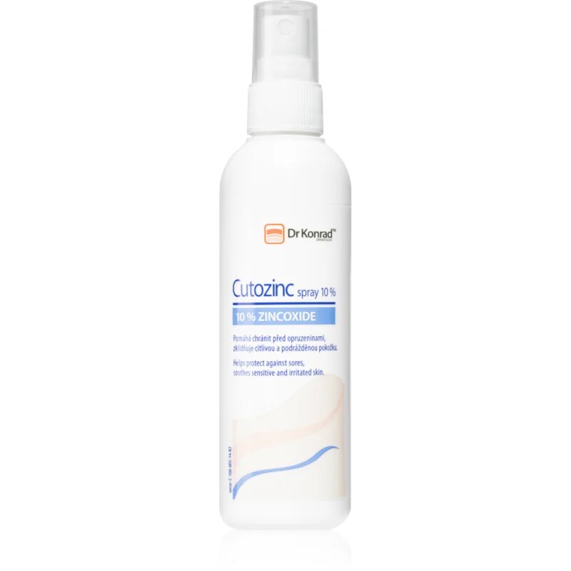 Dr Konrad Cutozinc Spray 10% pomirjajoče pršilo za občutljivo in razdraženo kožo 100 ml