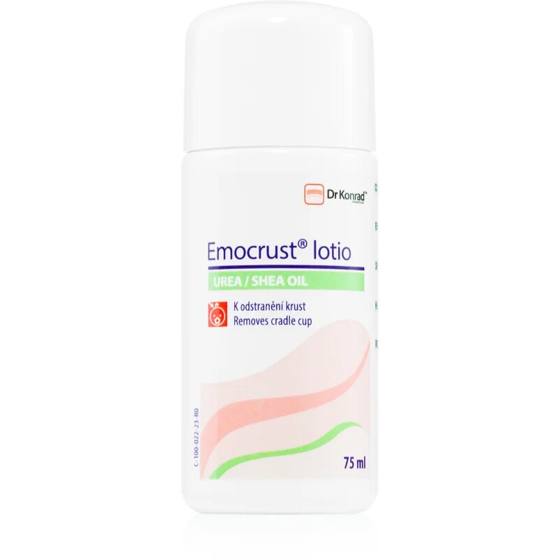 Dr Konrad Emocrust® lotio karitejevo olje za odstranjevanje temenc 75 ml