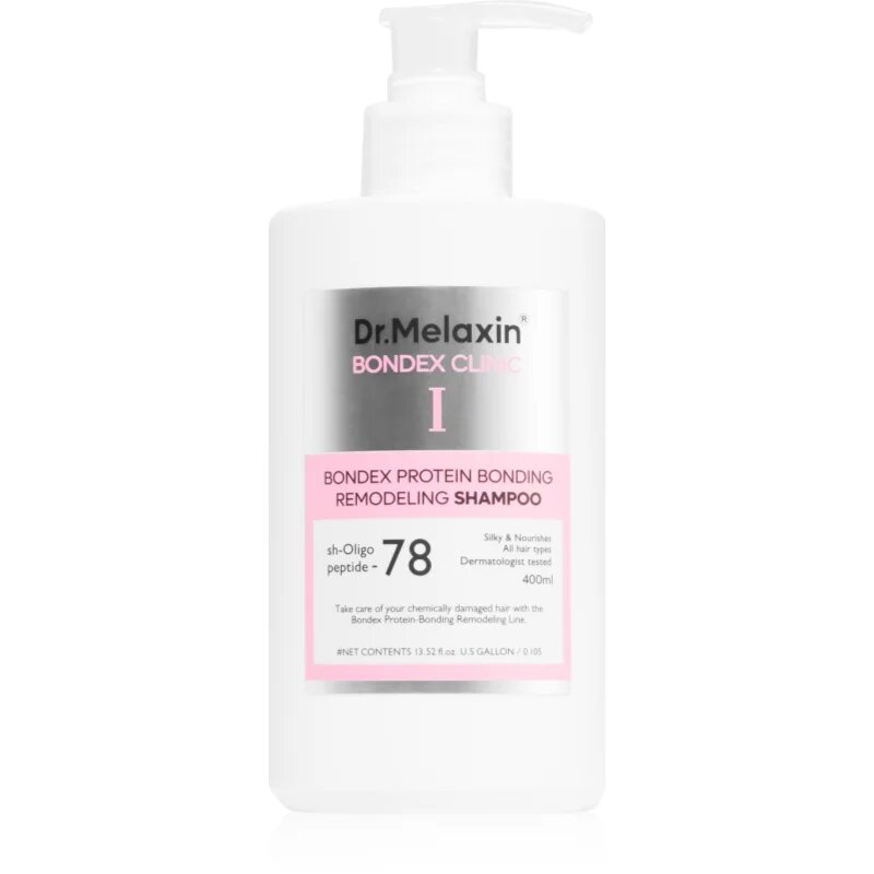 Dr. Melaxin Bondex Clinic Protein Bonding Remodeling Shampoo obnovitveni šampon za poškodovane in krhke lase 400 ml