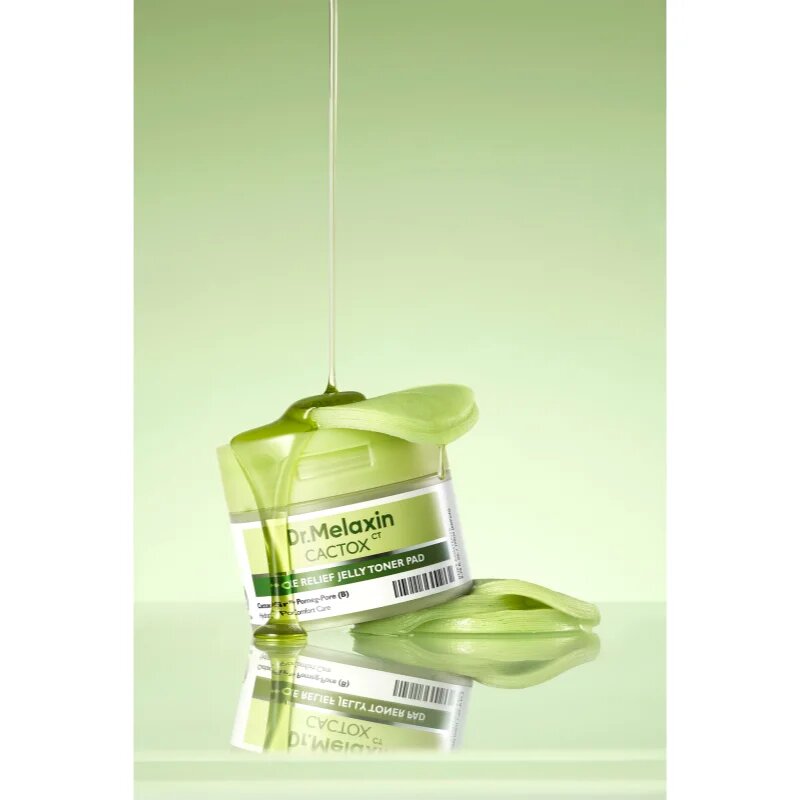 Dr. Melaxin Cactox Pore Relief Jelly Toner Pad tonizirajoče blazinice za glajenje kože in zmanjšanje por 60 kos