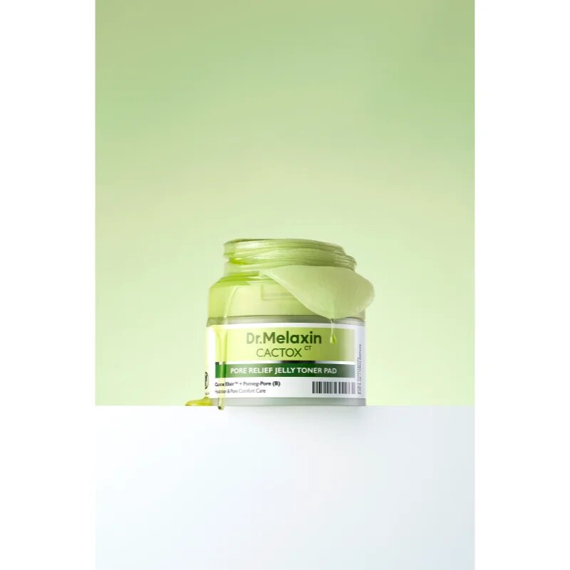 Dr. Melaxin Cactox Pore Relief Jelly Toner Pad tonizirajoče blazinice za glajenje kože in zmanjšanje por 60 kos