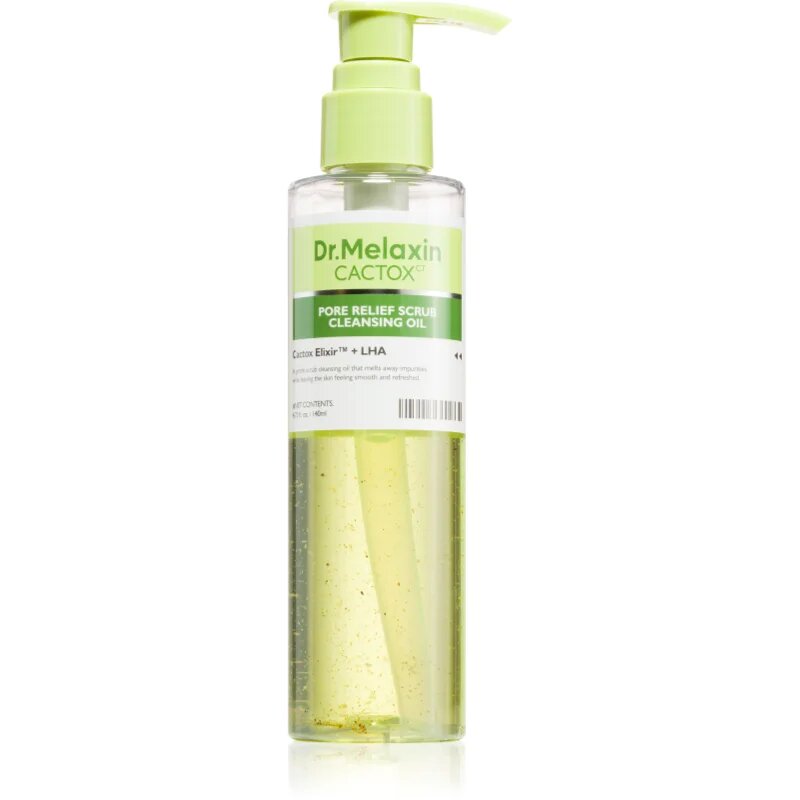 Dr. Melaxin Cactox Pore Relief Scrub Cleansing Oil globinsko čistilno olje proti črnim pikicam 140 ml