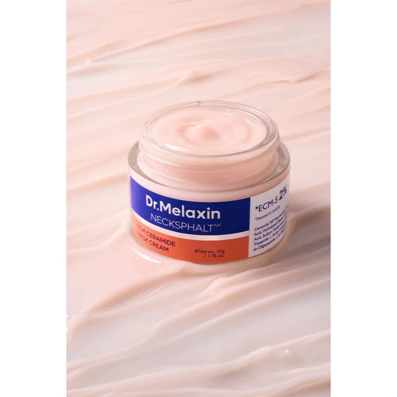 Dr. Melaxin Necksphalt ECM Ceramide Neck Cream učvrstitvena lifting krema za vrat in dekolte 50 ml