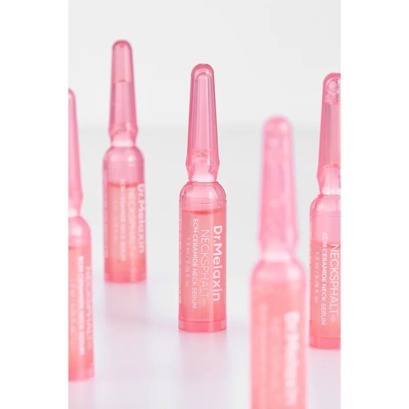 Dr. Melaxin Necksphalt ECM Ceramide Neck Serum intenzivni lifting serum za vrat in dekolte 10x1.5 ml