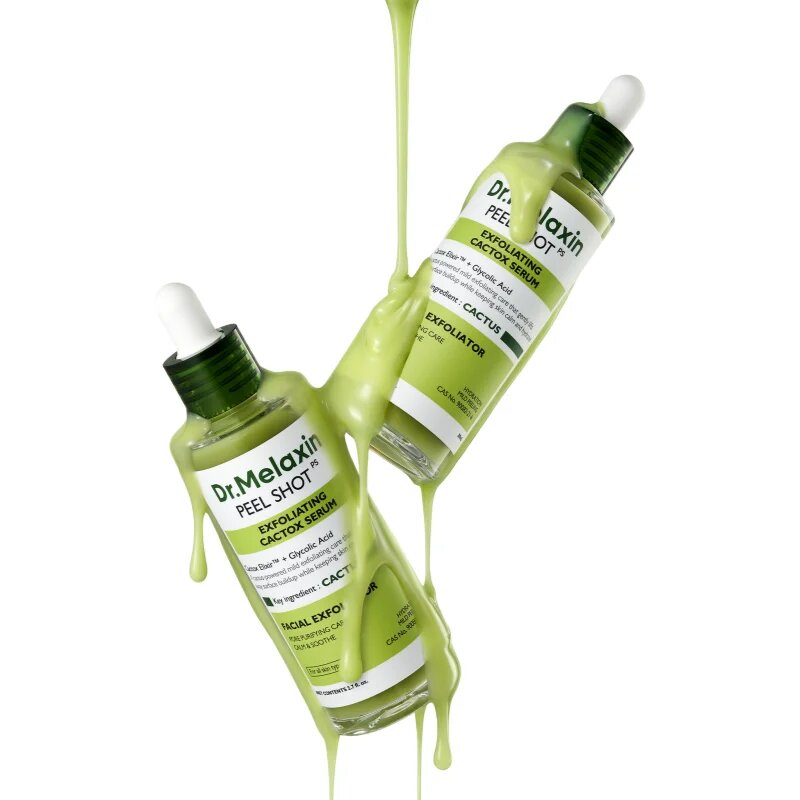 Dr. Melaxin Peel Shot Exfoliating Cactox Serum gladilni eksfoliacijski serum za hidracijo kože in zmanjšanje por 80 ml
