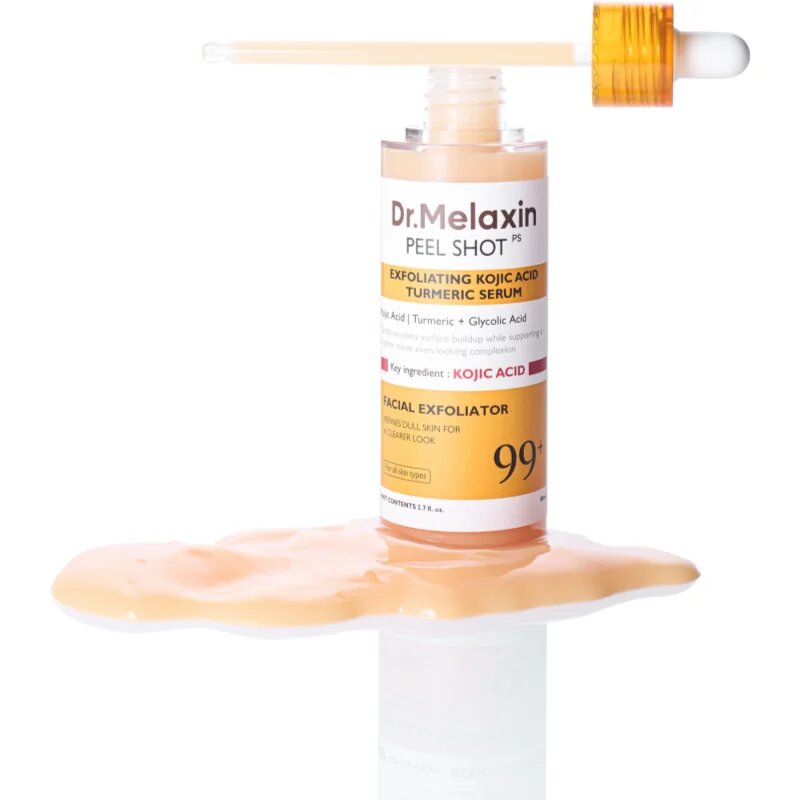 Dr. Melaxin Peel Shot Exfoliating Kojic Acid Turmeric Serum eksfoliacijski piling serum proti temnim madežem 80 ml