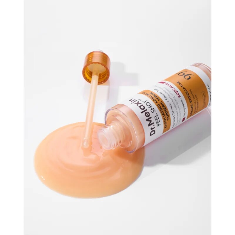 Dr. Melaxin Peel Shot Exfoliating Kojic Acid Turmeric Serum eksfoliacijski piling serum proti temnim madežem 80 ml