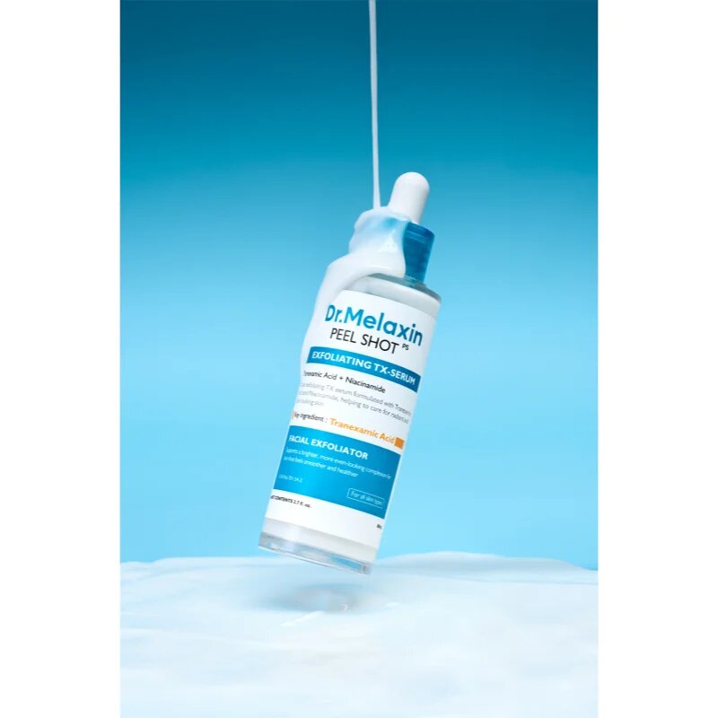 Dr. Melaxin Peel Shot Exfoliating TX-Serum vlažilni serum za obraz z učinkom eksfoliacije 80 ml