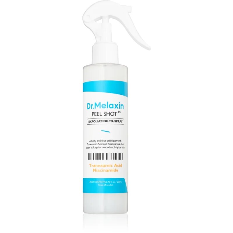 Dr. Melaxin Peel Shot Exfoliating TX-Spray meglica za telo z učinkom eksfoliacije 200 ml