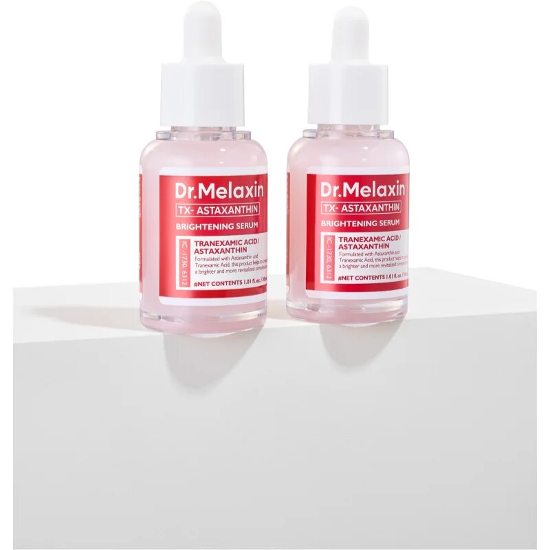Dr. Melaxin TX Astaxanthin Brightening Ampoule serum za osvetljevanje za poenotenje tona kože 30 ml