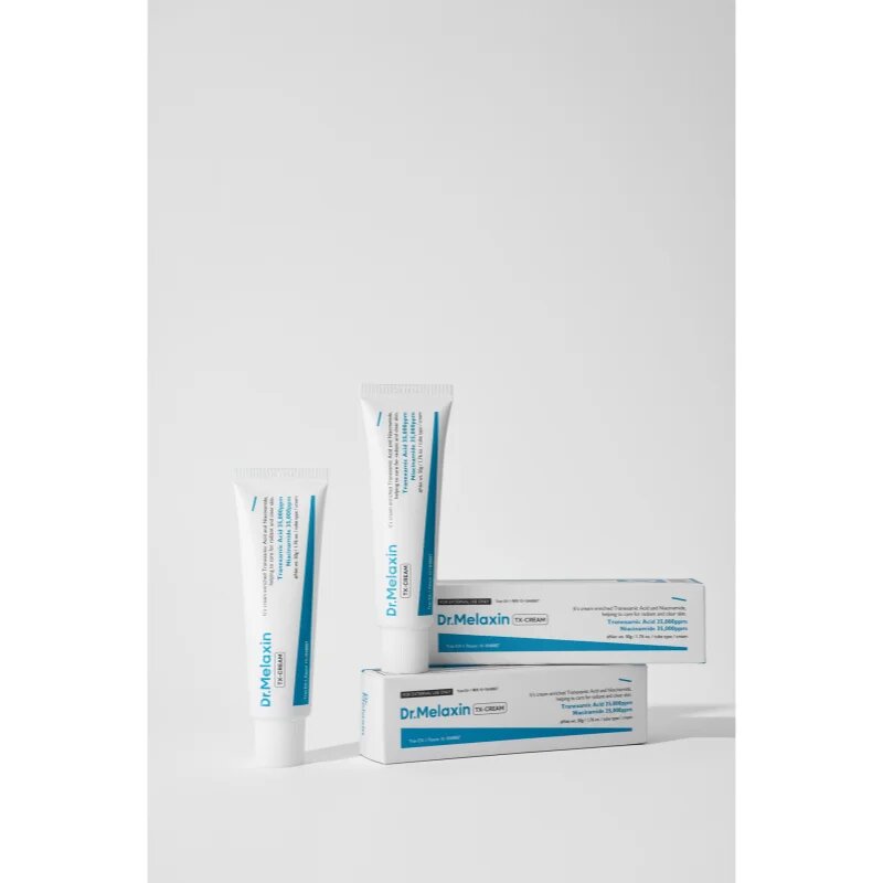 Dr. Melaxin TX Cream vlažilna in posvetlitvena krema za obraz za krepitev kožne pregrade 50 ml