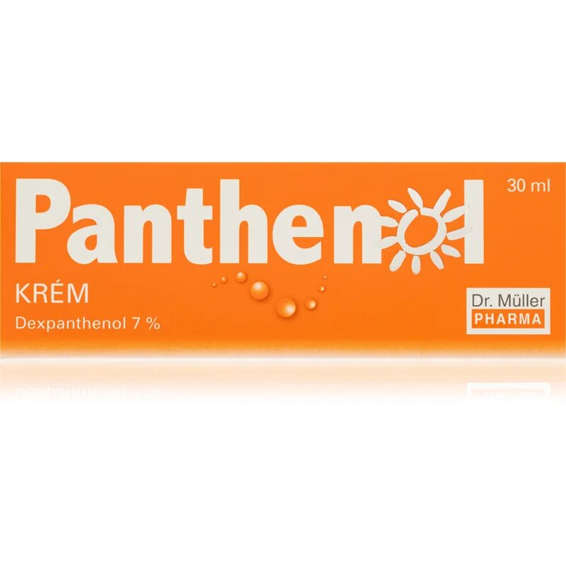 Dr. Müller Panthenol cream 7% vlažilna in pomirjujoča krema po sončenju 30 ml