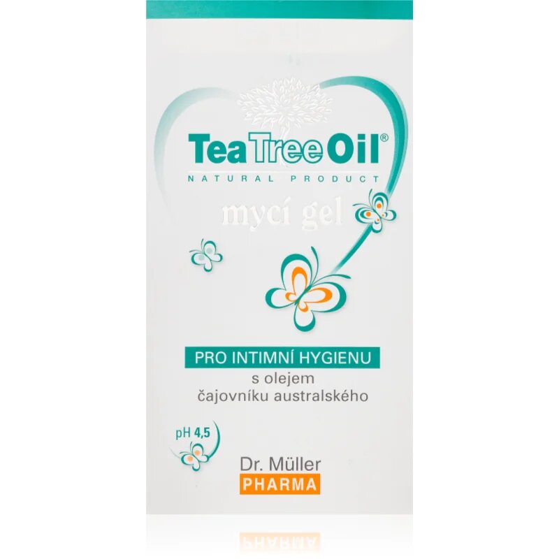 Dr. Müller Tea Tree Oil For intimate hygiene gel za intimno higieno z izvlečkom čajevca 200 ml