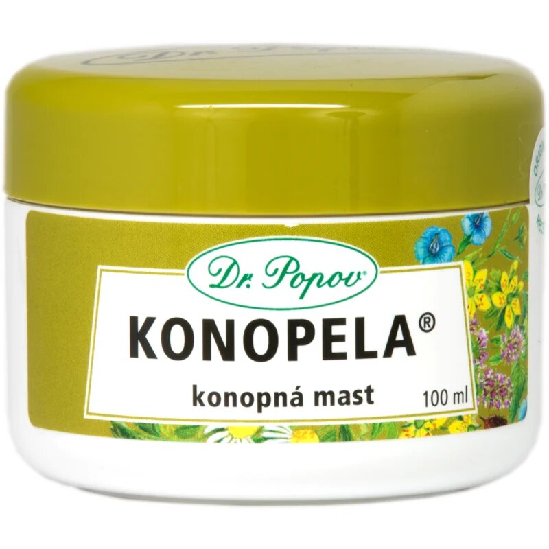 Dr. Popov Herbal ointments Konopela konopljino mazilo za suho kožo 100 ml