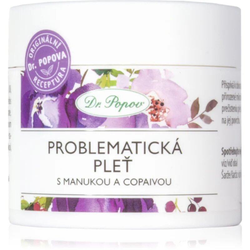 Dr. Popov Problematic skin aktivni balzam za obraz za mastno in problematično kožo 50 ml