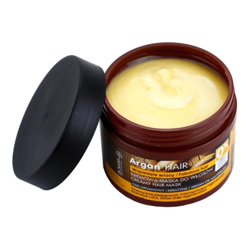 Dr. Santé Argan kremasta maska za poškodovane lase 300 ml