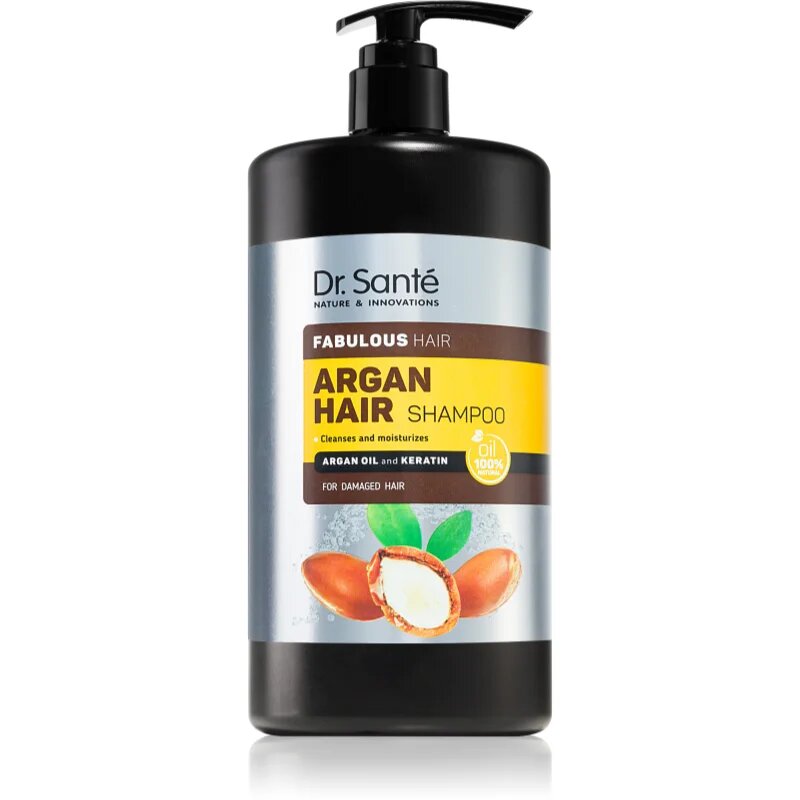 Dr. Santé Argan vlažilni šampon za poškodovane lase 1000 ml