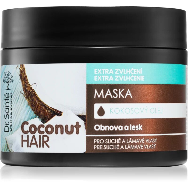 Dr. Santé Coconut vlažilna maska za sijaj suhih in krhkih las 300 ml