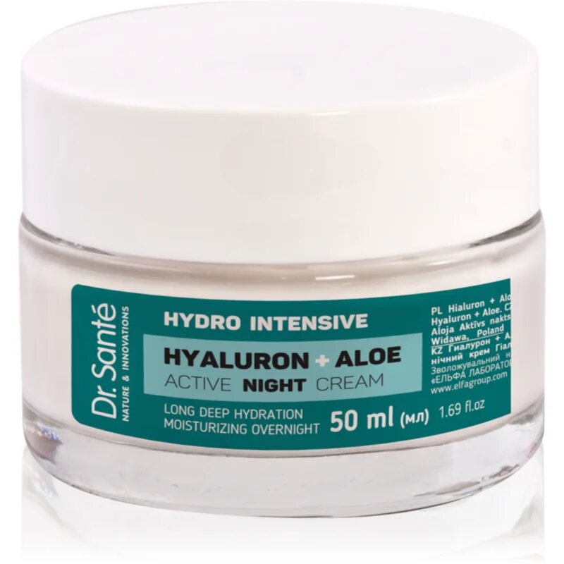 Dr. Santé Hydro Intensive Hyaluron + Aloe nočna krema z aloe vero 50 ml
