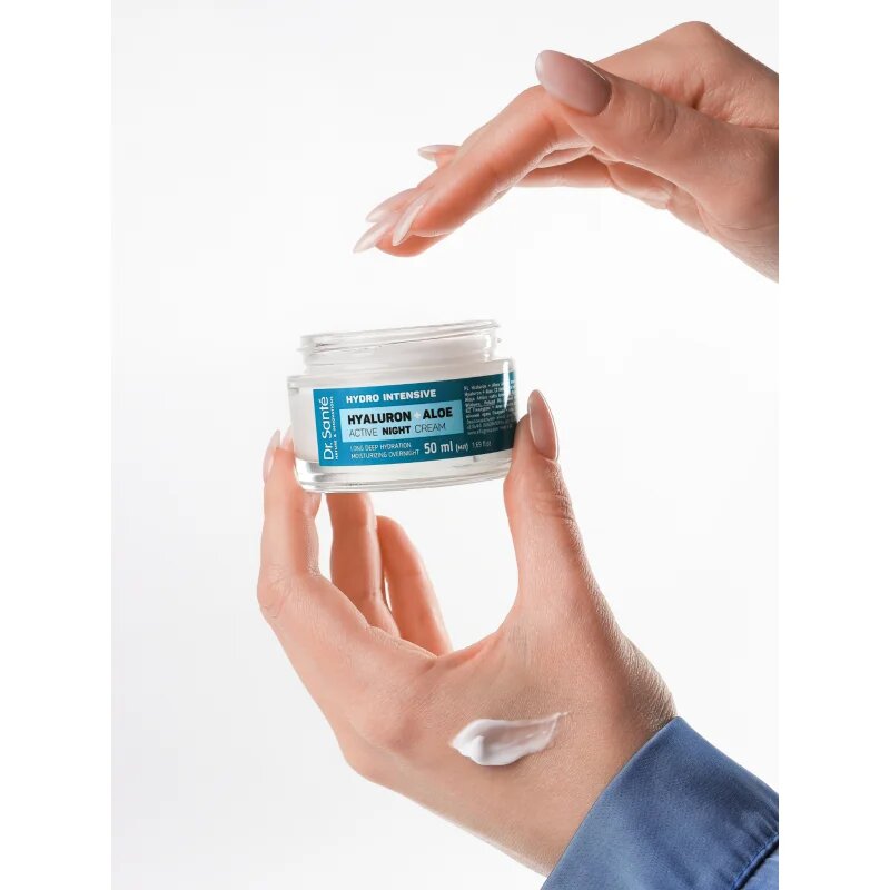 Dr. Santé Hydro Intensive Hyaluron + Aloe nočna krema z aloe vero 50 ml