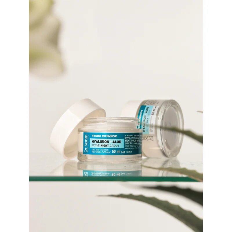 Dr. Santé Hydro Intensive Hyaluron + Aloe nočna krema z aloe vero 50 ml