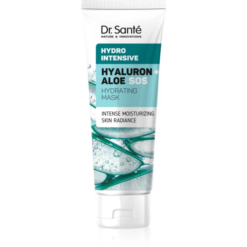 Dr. Santé Hydro Intensive Hyaluron + Aloe vlažilna maska za vse tipe kože 75 ml